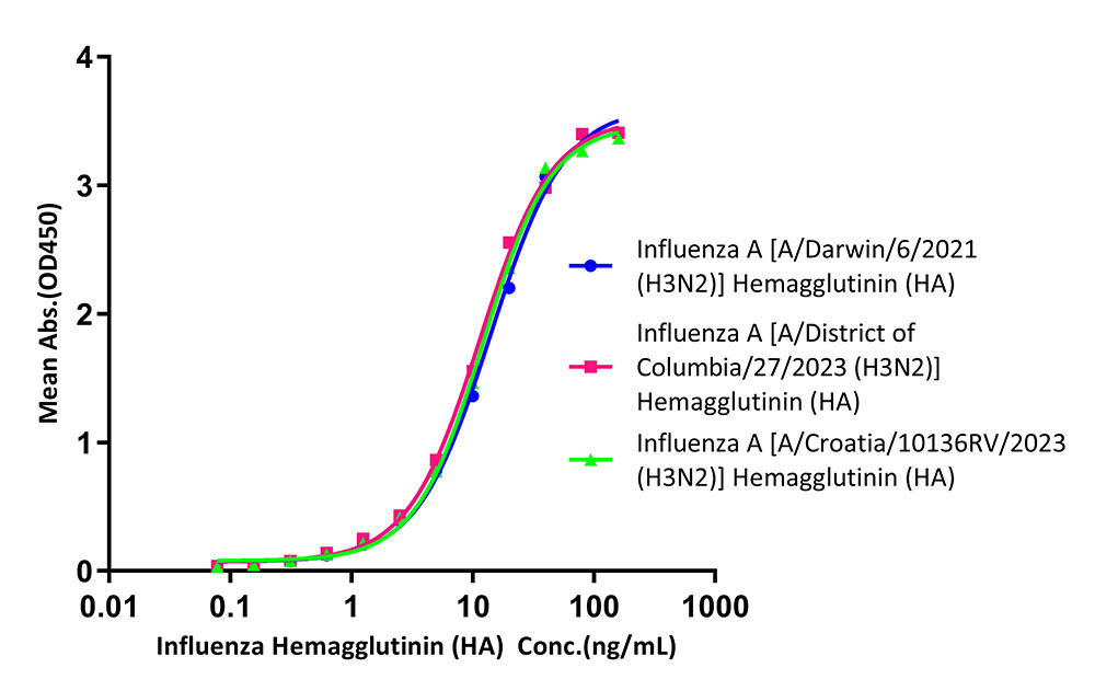  Hemagglutinin/HA (Influenza Virus) TYPICAL DATA